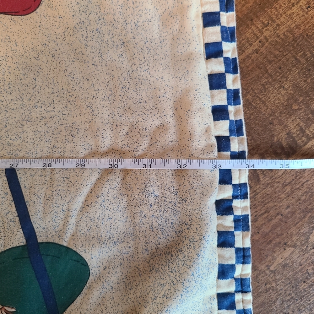 Vtg Raggedy Ann & Andy Baby Quilt Wall Hanging Throw Blanket Nursery Handmade - Picture 12 of 15